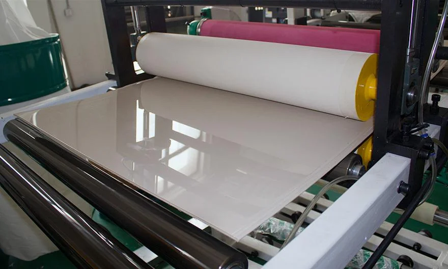 Engineering plastic sheet extruder