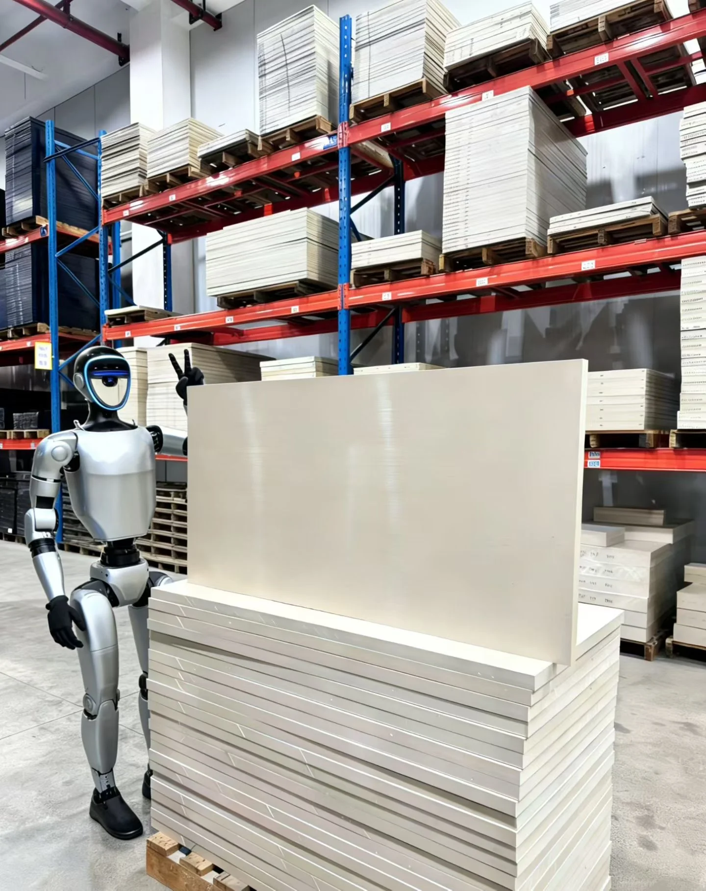 Automated warehouse handling equipment