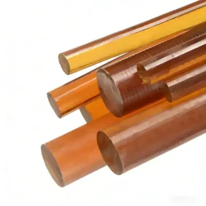 Amber PEI stock shapes for CNC machining
