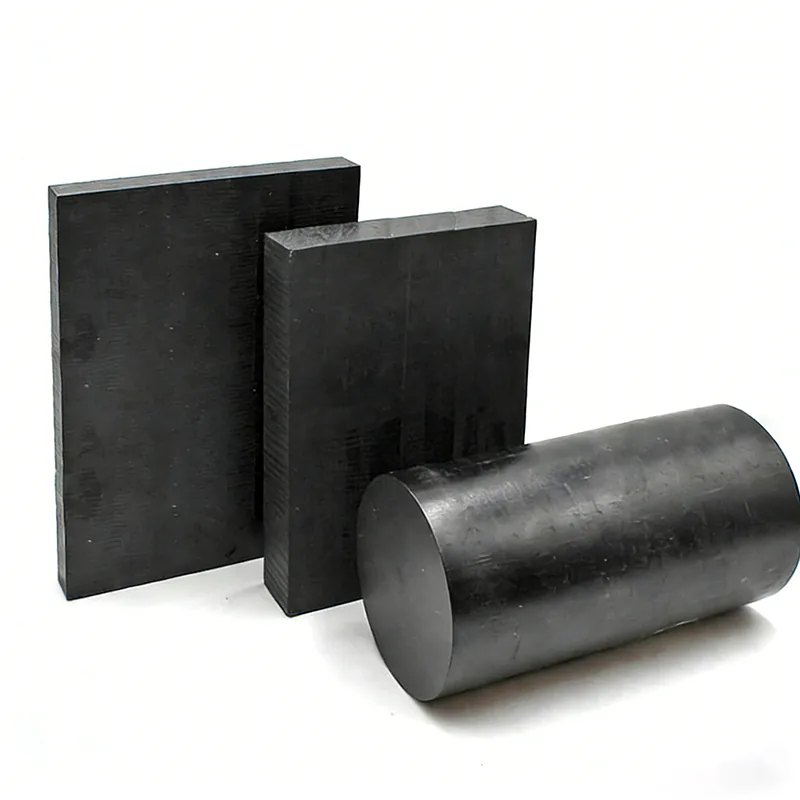 Black reinforced PPS sheets and round rod